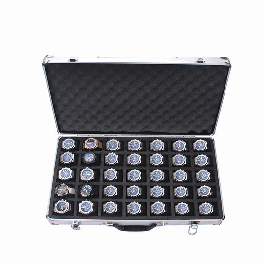 Uhrenkoffer Transportkoffer Box Case 35 Uhren Schmuckkoffer Uhrenkasten Uhrenbox