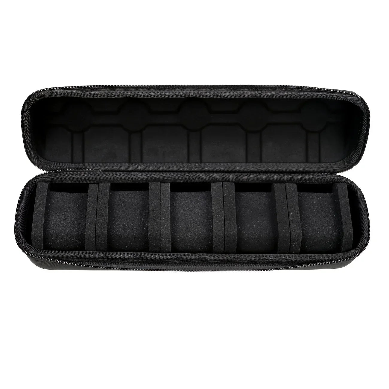 Uhrenbox 5 Fächern Uhrenrolle Reisetasche Hartschalen Uhrenetui Uhrentransport