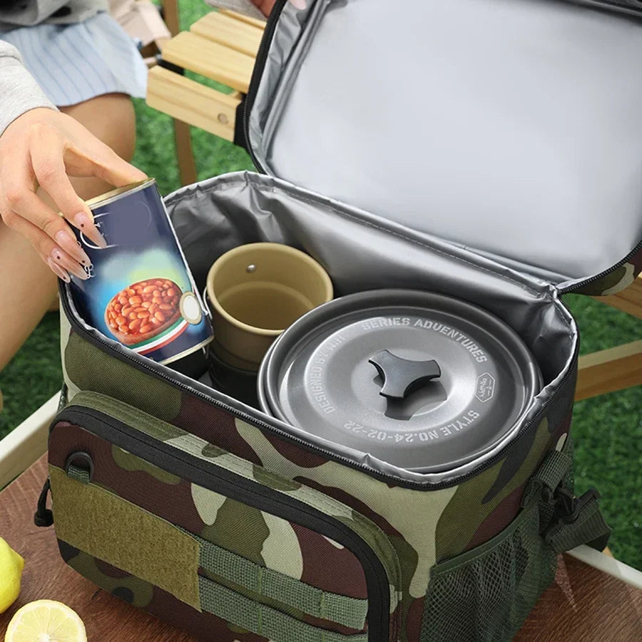 Kühltasche angeln Outdoor Camping wasserdicht isoliert camou cool bag Lunch