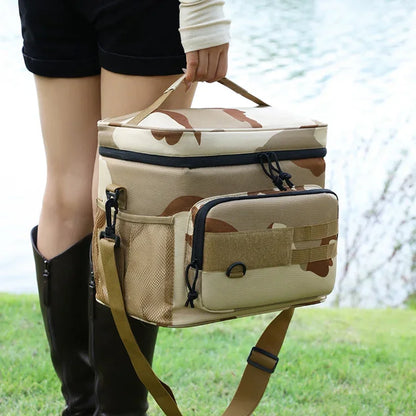 Kühltasche angeln Outdoor Camping wasserdicht isoliert camou cool bag Lunch