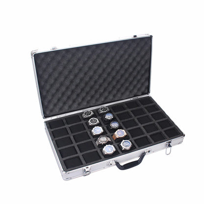 Uhrenkoffer Transportkoffer Box Case 35 Uhren Schmuckkoffer Uhrenkasten Uhrenbox