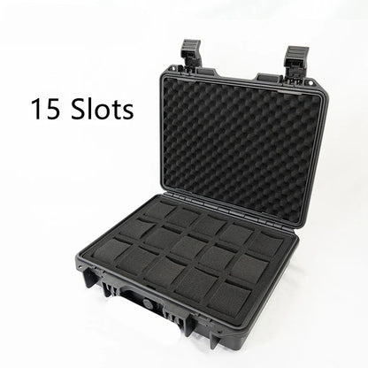 Uhrenkoffer Transportkoffer Box Case 15 Uhren stoßfest wasserdicht staubdicht